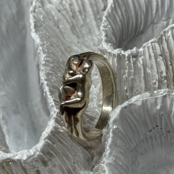 925 Sterling Silver Kamasutra Ring Size 6