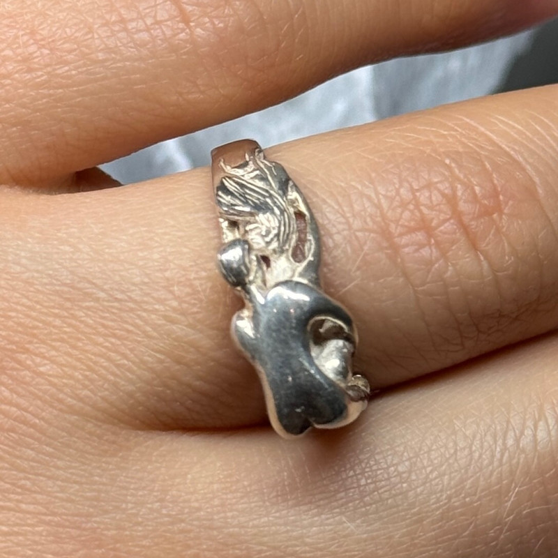 925 Sterling Silver Kamasutra Ring Size 7
