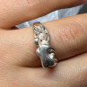 925 Sterling Silver Kamasutra Ring Size 7