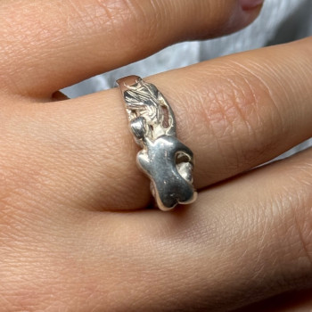 925 Sterling Silver Kamasutra Ring Size 7