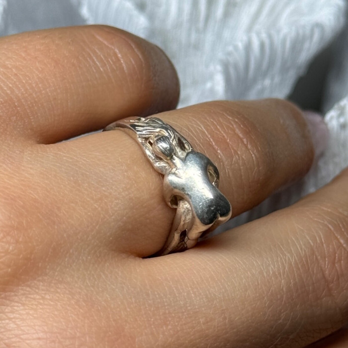 925 Sterling Silver Kamasutra Ring Size 7
