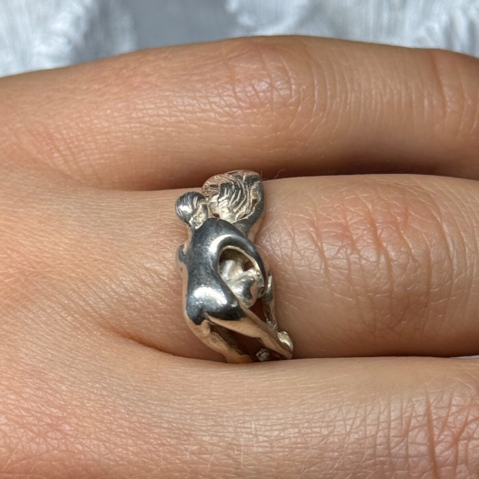 925 Sterling Silver Kamasutra Ring Size 7