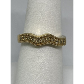 925 Sterling Silver Ring & CZ Size 6.75