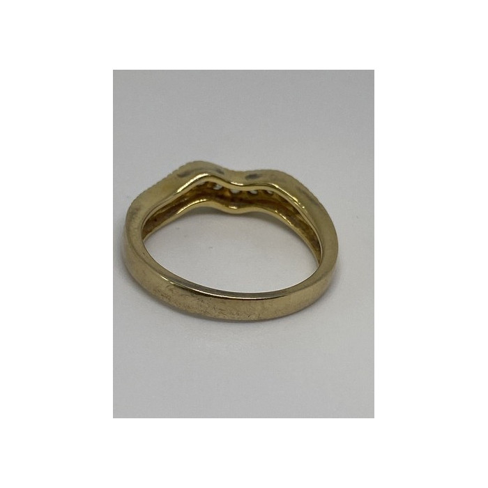 925 Sterling Silver Ring & CZ Size 6.75