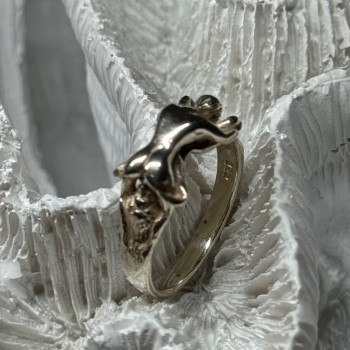 925 Sterling Silver Kamasutra Ring Size 6