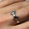 925 Sterling Silver Kamasutra Ring Size 6