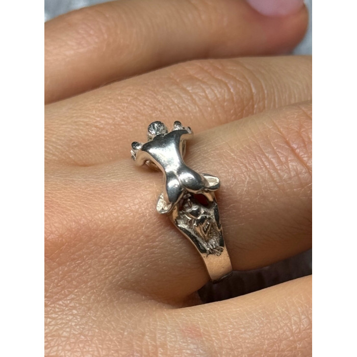 925 Sterling Silver Kamasutra Ring Size 6