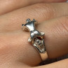 925 Sterling Silver Kamasutra Ring Size 6