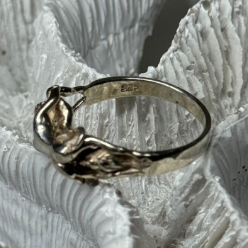 925 Sterling Silver Kamasutra Ring Size 6