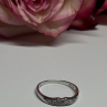 925 Sterling Silver CZ Ring Size 6