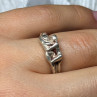 925 Sterling Silver Kamasutra Ring Size 6