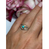 925 Sterling Silver Turquoise Ring Size 6
