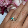 925 Sterling Silver Turquoise Ring Size 6