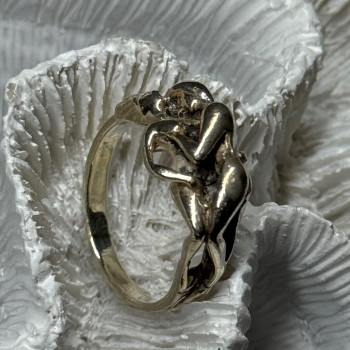 925 Sterling Silver Kamasutra Ring Size 8
