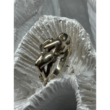 925 Sterling Silver Kamasutra Ring Size 8