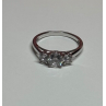 925 Sterling Silver CZ Ring Size 7.5