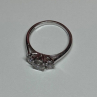 925 Sterling Silver CZ Ring Size 7.5