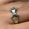 925 Sterling Silver Kamasutra Ring Size 7.5