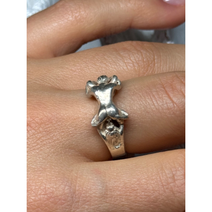 925 Sterling Silver Kamasutra Ring Size 7.5