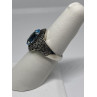 925 Sterling Silver Ring With Topaz Size 6.75