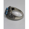 925 Sterling Silver Ring With Topaz Size 6.75