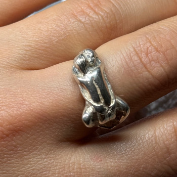 925 Sterling Silver Kamasutra Ring Size 7