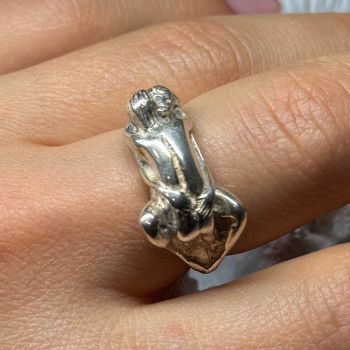 925 Sterling Silver Kamasutra Ring Size 7