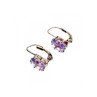 925 Sterling Silver Purple Tourmaline Earrings