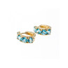 14K YELLOW GOLD TOPAZ EARRINGS