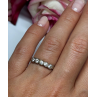 925 Sterling Silver CZ Ring Size 7