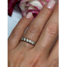 925 Sterling Silver CZ Ring Size 7