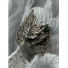 925 STERLING SILVER DRAGON RING SIZE 9
