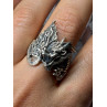 925 STERLING SILVER DRAGON RING SIZE 9