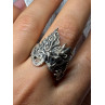 925 STERLING SILVER DRAGON RING SIZE 9