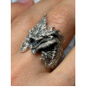 925 STERLING SILVER DRAGON RING SIZE 9