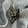 925 Sterling Silver Dragon Ring Size 9