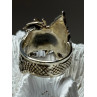 925 STERLING SILVER DRAGON RING SIZE 9