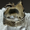 925 Sterling Silver Dragon Ring Size 9
