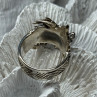 925 Sterling Silver Dragon Ring Size 9