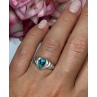 925 Sterling Silver Turquoise Ring Size 5.5