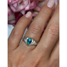 925 Sterling Silver Turquoise Ring Size 5.5