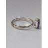 925 Sterling Silver Ring With Amethyst Size 6.75
