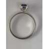 925 Sterling Silver Ring With Amethyst Size 6.75