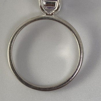925 Sterling Silver Ring With Amethyst Size 6.75