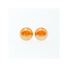 925 Sterling Silver Orange Pearls Stud Earrings