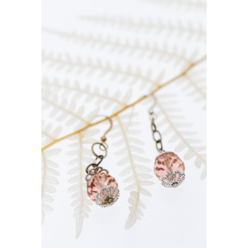 925 Sterling Silver Jewelry Glass Earrings