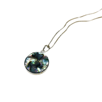 925 Sterling Silver Haliotis Chain With Pendant