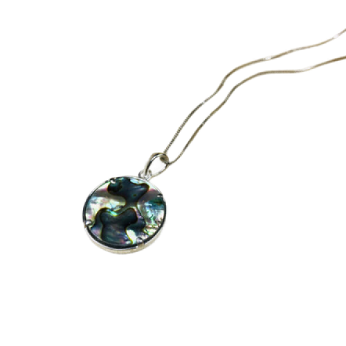 925 Sterling Silver Haliotis Chain With Pendant