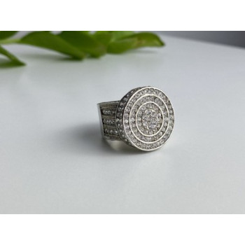 925 STERLING SILVER CZ RING SIZE 6.5