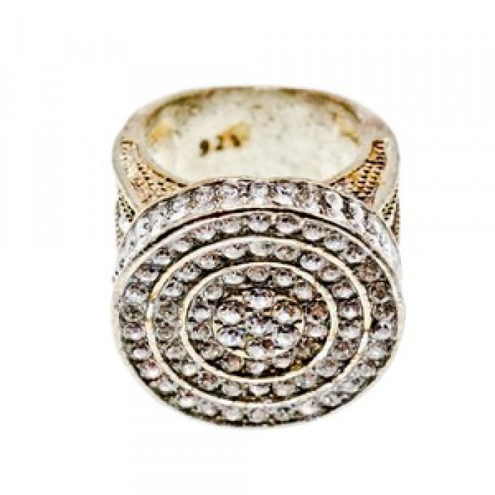 925 Sterling Silver CZ Ring Size 6.5